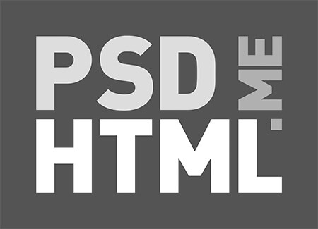 psd html logo